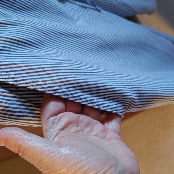 💜NWT Karen Scott Striped Cotton Capris - Picture 2 of 8